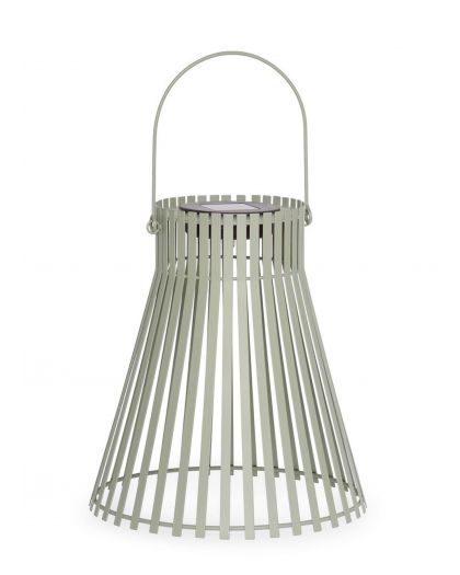 Lanterne Solaire Estel Évasé Vert H26,Taille Ø24X26-38Hcm