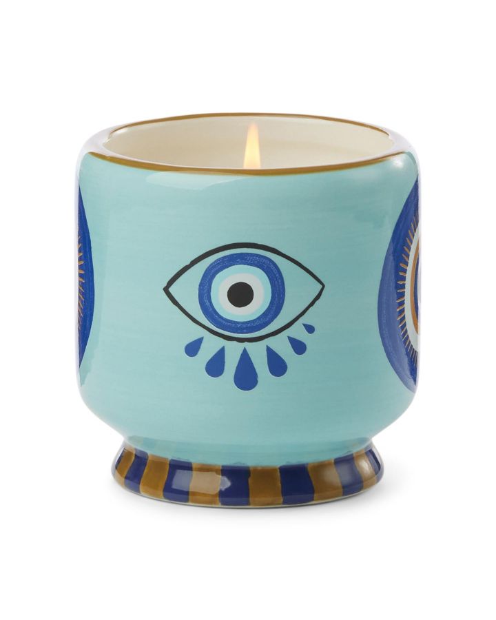 Adopo 8 Oz./226GEye Ceramic Candle - IncenseetSmoke Boxed