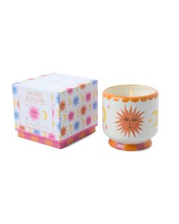 Adopo 8 Oz./226G Sun Ceramic W/ Warning LabeletDustcover - Orange Blossom Boxed