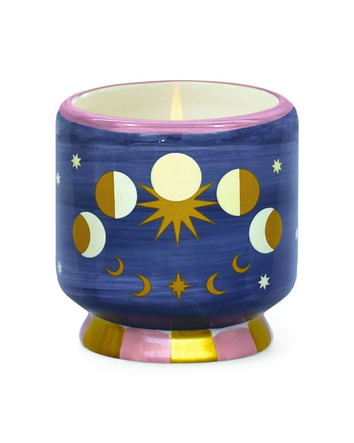 Adopo 8Oz./226G Moon Phases Ceramic Candle - JasmineetRose Boxed