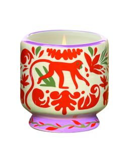 Adopo 8 Oz./226G Jungle Ceramic Candle - CoconutetAmber Boxed