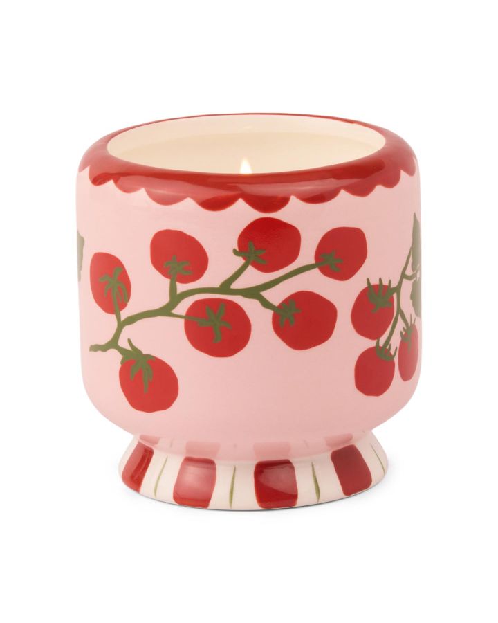 A Dopo 8Oz/226G Tomato Vine Ceramic Candle - Heirloom Tomato