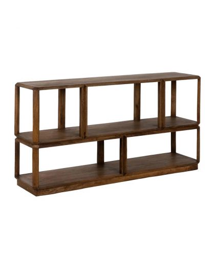 Étagère Marron Bois De Manguier Salon 160 X 42 X 85 Cm
