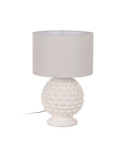 Lampe De Table Blanc Céramique Éclairage 38 X 38 X 58,50 Cm