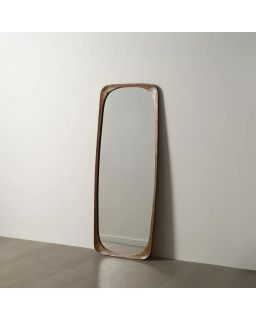 Miroir Naturel Bois Paulonia Décoration 70 X 175 X 3,50 Cm