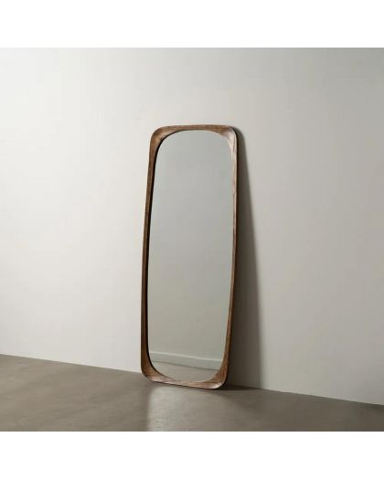 Miroir Naturel Bois Paulonia Décoration 70 X 175 X 3,50 Cm