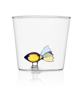 Tumbler Coloured Fish Taille 8,5X8,5X8Cm