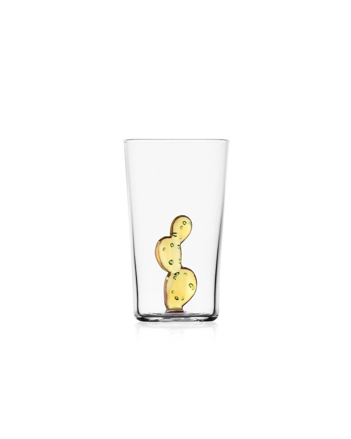 Long Drink Cactus Yellow Taille 7,5X7,5X13Cm