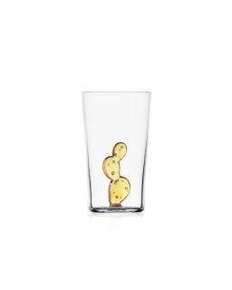 Long Drink Cactus Yellow Taille 7,5X7,5X13Cm