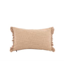 Coussin Cotton Slub Solid 30X50Cm, Sand