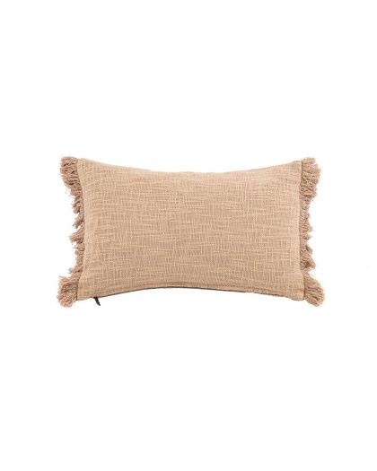 Coussin Cotton Slub Solid 30X50Cm, Sand