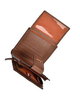 Portefeuille Dos À Dos Cuir Honey ,Cuir Vachette