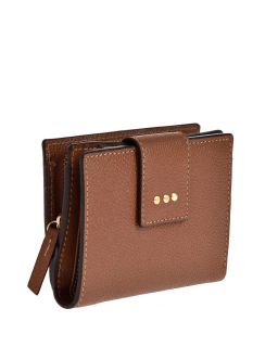 Portefeuille Dos À Dos Cuir Honey ,Cuir Vachette