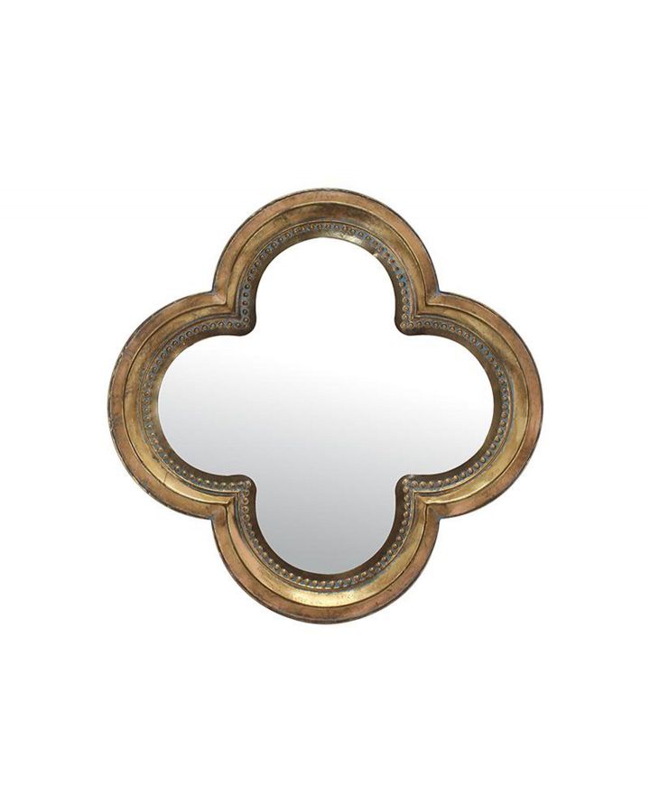 Miroir Manel Metal Dore 66,5Cm