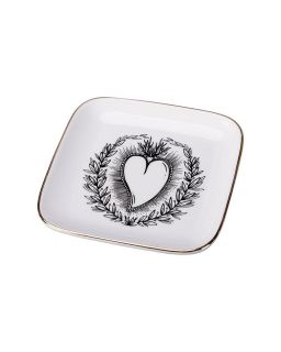Coupelle Ceram Fond Blanc Ex-Voto 10,8Cm