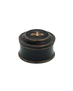 Boite NoiretDore Abeille 7,5X5Cm