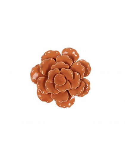 Deco Murale Fleur Orange Ø 13,5Cm