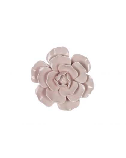 Deco Murale Fleur Rose Pale Ø 13,5Cm