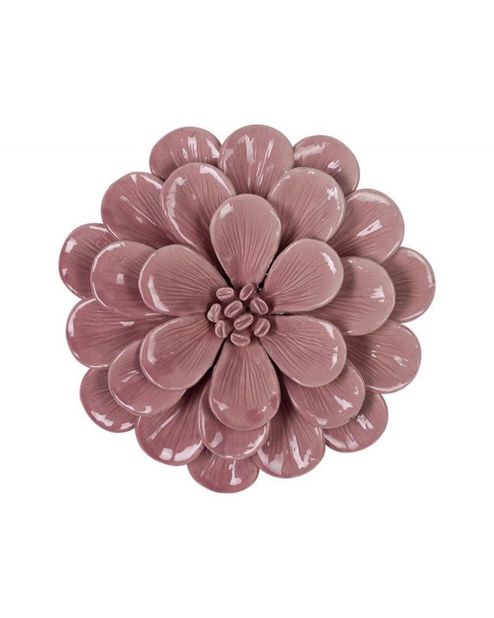 Deco Murale Fleur Rose Ø 20,7Cm