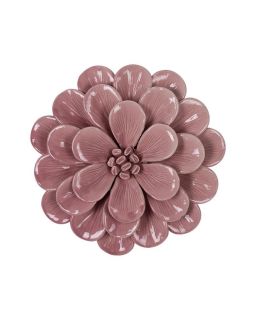 Deco Murale Fleur Rose Ø 20,7Cm