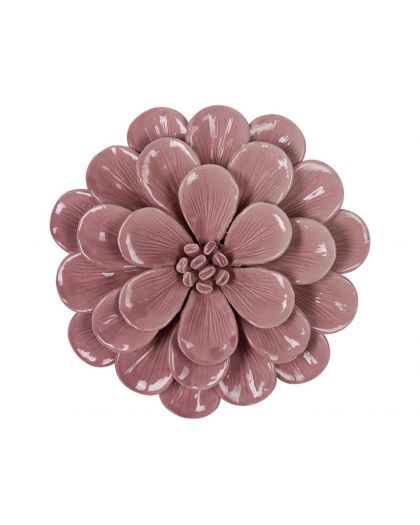 Deco Murale Fleur Rose Ø 20,7Cm