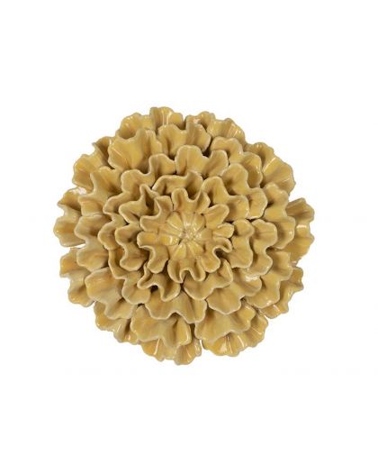Deco Murale Fleur Jaune Ø 18,4Cm