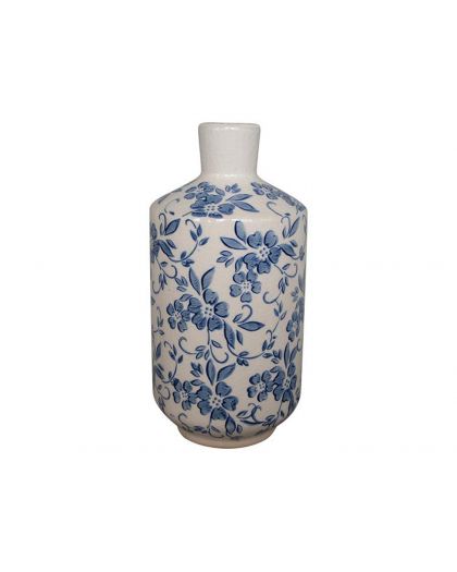 Vase Ceramique Fleurs 12X25Cm