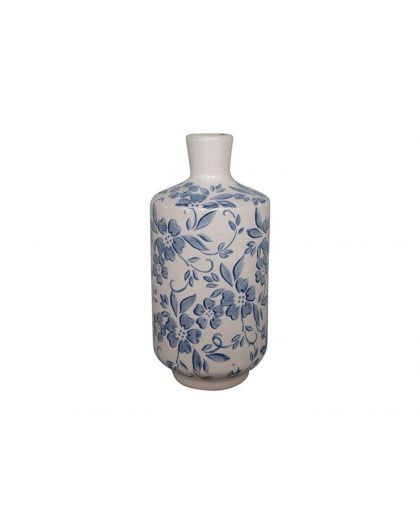 Vase Ceramique Fleurs 9,5X19,5Cm