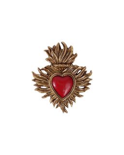 Deco Murale Ex-Voto Rouge 7X8,4Cm