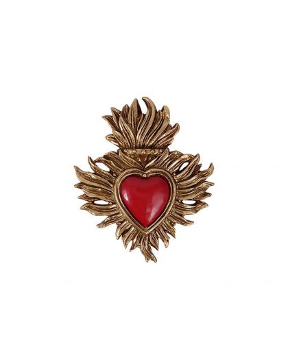 Deco Murale Ex-Voto Rouge 7X8,4Cm