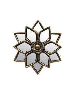 Deco Murale Fleur Miroir 11,5X12Cm