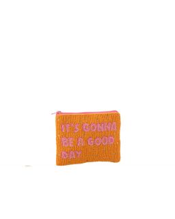 Pochette Perles/Coton Mix Small,17x14x3cm