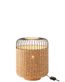 Lampe Metal Naturel ,27x27x34,5cm
