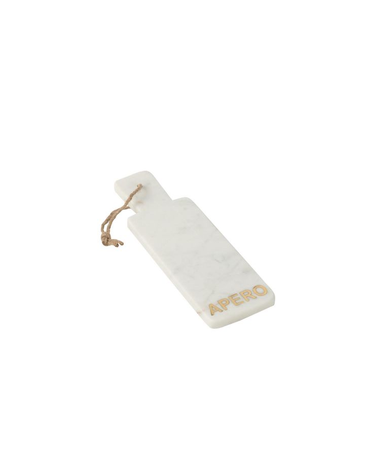 Planche A Fromage Rectangle Apero/Homemade Marbre Blanc ,30x10x1,5cm