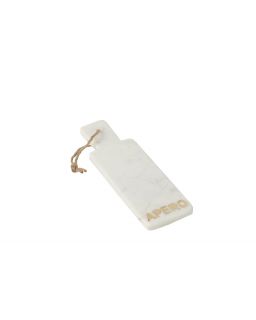 Planche A Fromage Rectangle Apero/Homemade Marbre Blanc ,30x10x1,5cm
