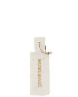 Planche A Fromage Rectangle Apero/Homemade Marbre Blanc ,30x10x1,5cm