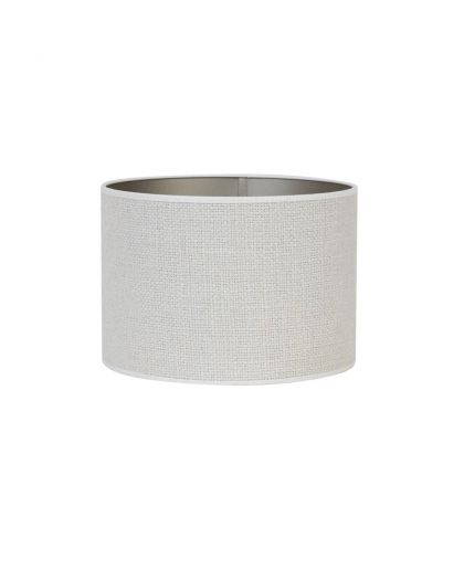 Abat-Jour Cylindre 20X20X15 Cm Saverna Blanc Oeuf