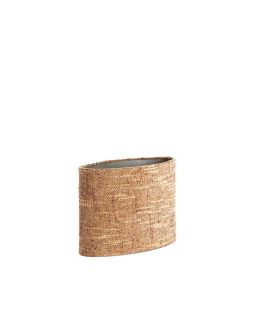  Abat-Jour Ovale Droit Étroit 38X17,5X28Cm Osire Terraxbrun