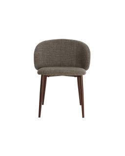 Chaise 57X56X74 Cm Aluko Noirxbrun Clair+Brun