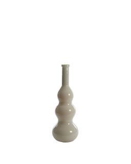 Vase Ø26,5X75 Cm Venerio Verre Beige Clair Laiteux