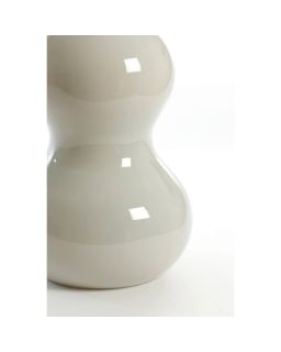 Vase Ø26,5X75 Cm Venerio Verre Beige Clair Laiteux