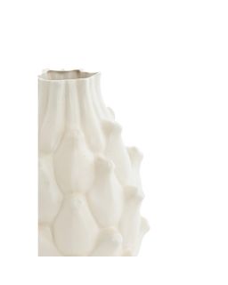 Vase Déco Ø10X13 Cm Taya Céramique Crème