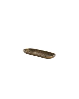 Plat 39X14X4 Cm Boira Bronze Antique