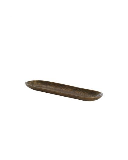 Plat 60X18X4 Cm Boira Bronze Antique