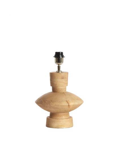 Pied De Lampe Ø23X25 Cm Fiera Bois Naturel Mat