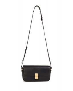 Sac Baguette Fermoir Couleur Noir Taille H12 X L24 X P5,5Cm