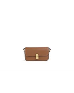 Sac Baguette Fermoir Couleur Noisette Taille H12 X L24 X P5,5Cm
