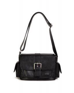 Sac Rabat Multipoches Couleur Noir Taille H15,5 X L29 X P11Cm