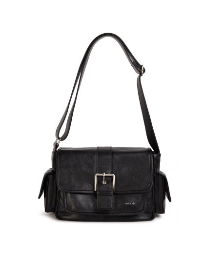 Sac Rabat Multipoches Couleur Noir Taille H15,5 X L29 X P11Cm