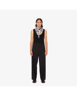 Carre 100 Astrologie 52% Soie 48% ModalBleu Taille 100X100 Cm